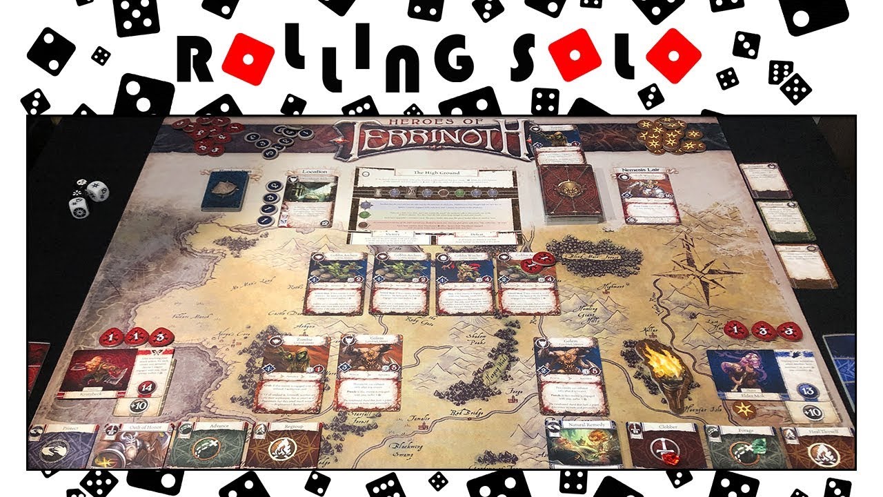 Heroes of Terrinoth | The High Ground | Solo Playthrough | How To Play | Part #1