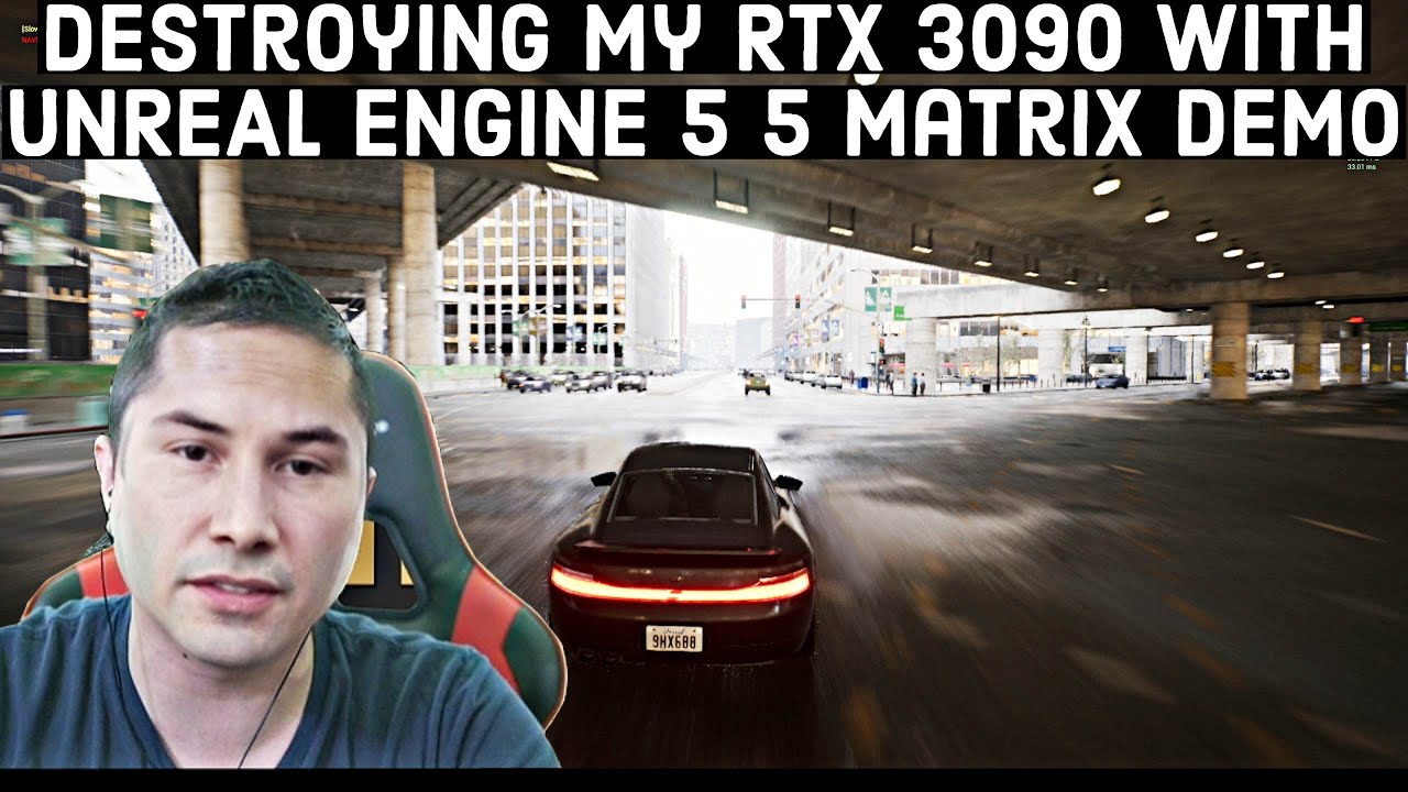 Destroying my RTX 3090 with Unreal Engine 5 Matrix Demo