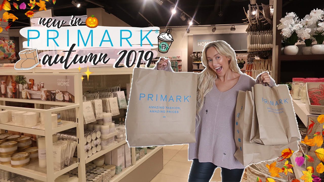 Shop With Me at PRIMARK September 2019! | Autumn Home, Beauty, Fashion