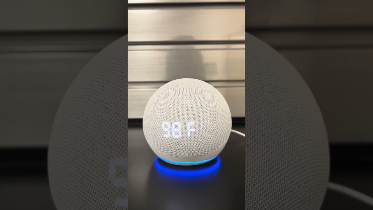 Amazon Echo Dot with Clock