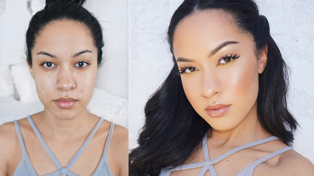 GLOW UP MAKEUP TUTORIAL ft. Jaclyn Hill x Becca Pallete