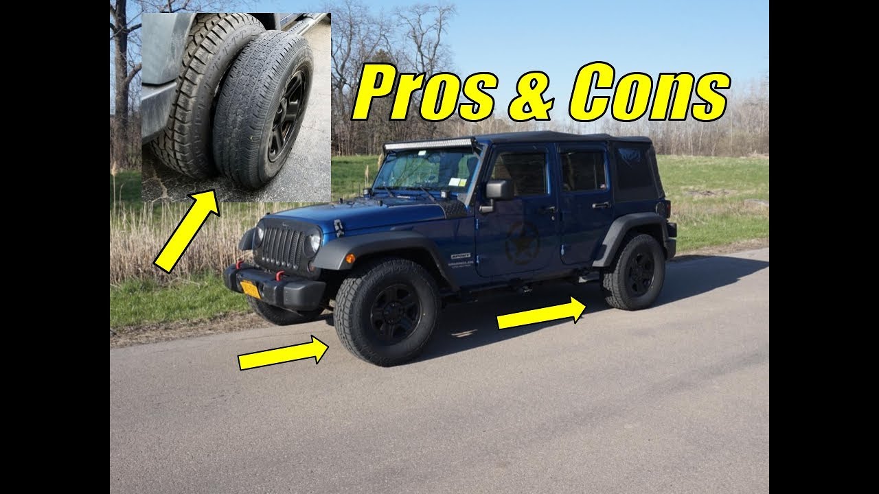 Pros and Cons of 33 inch Tires on my Jeep Wrangler Unlimited | 33 inch Tires Jeep Wrangler