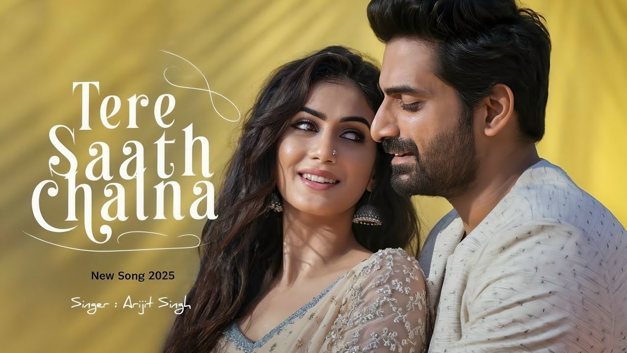 Tere Saath Chalna - Romantic Song | Arijit Singh | New Hindi Song 2025 | Romantic Hindi Song 