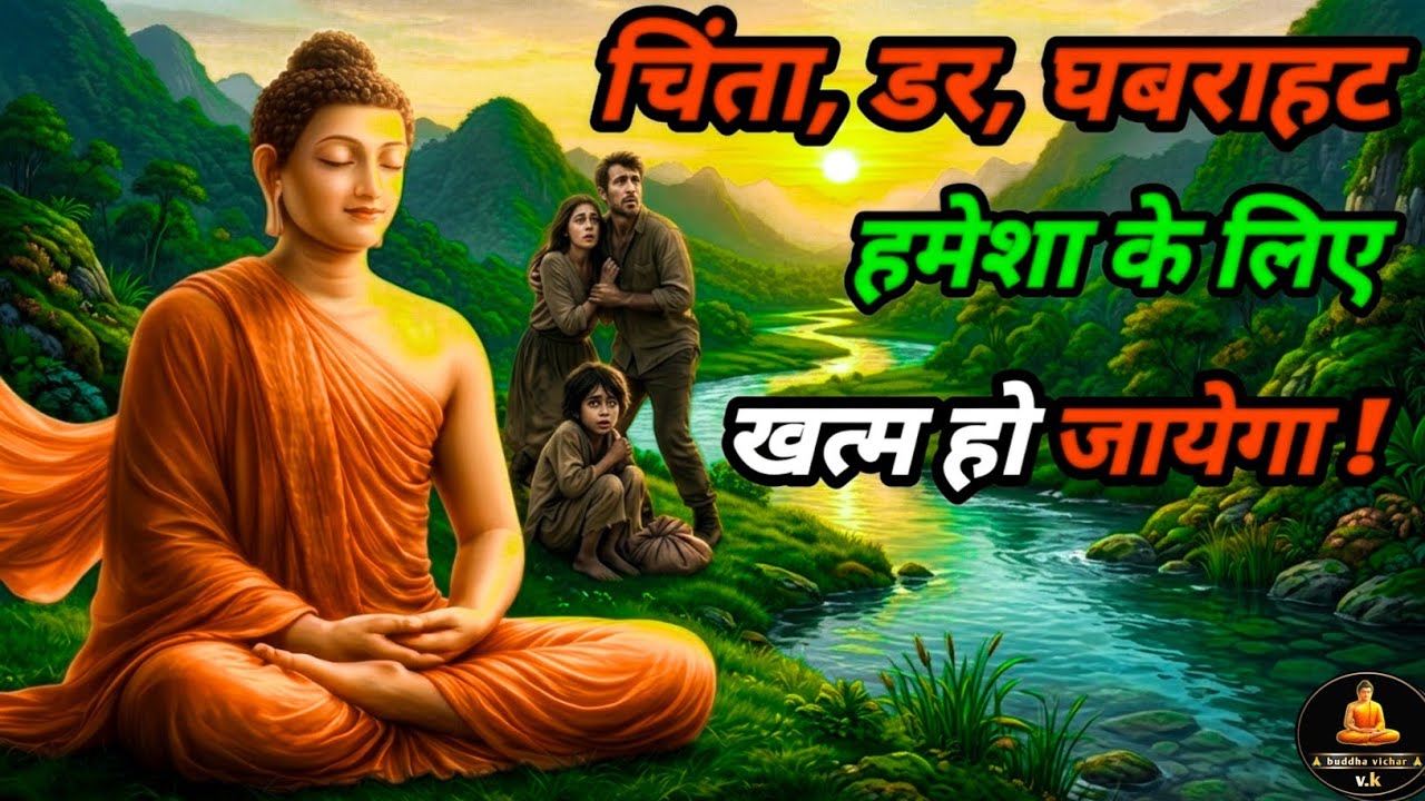 डर और चिंता को जड़ से; खत्म कर देगा ये वीडियो | टेंशन कैसे दूर करें? || Buddha of Story in Hindi 
