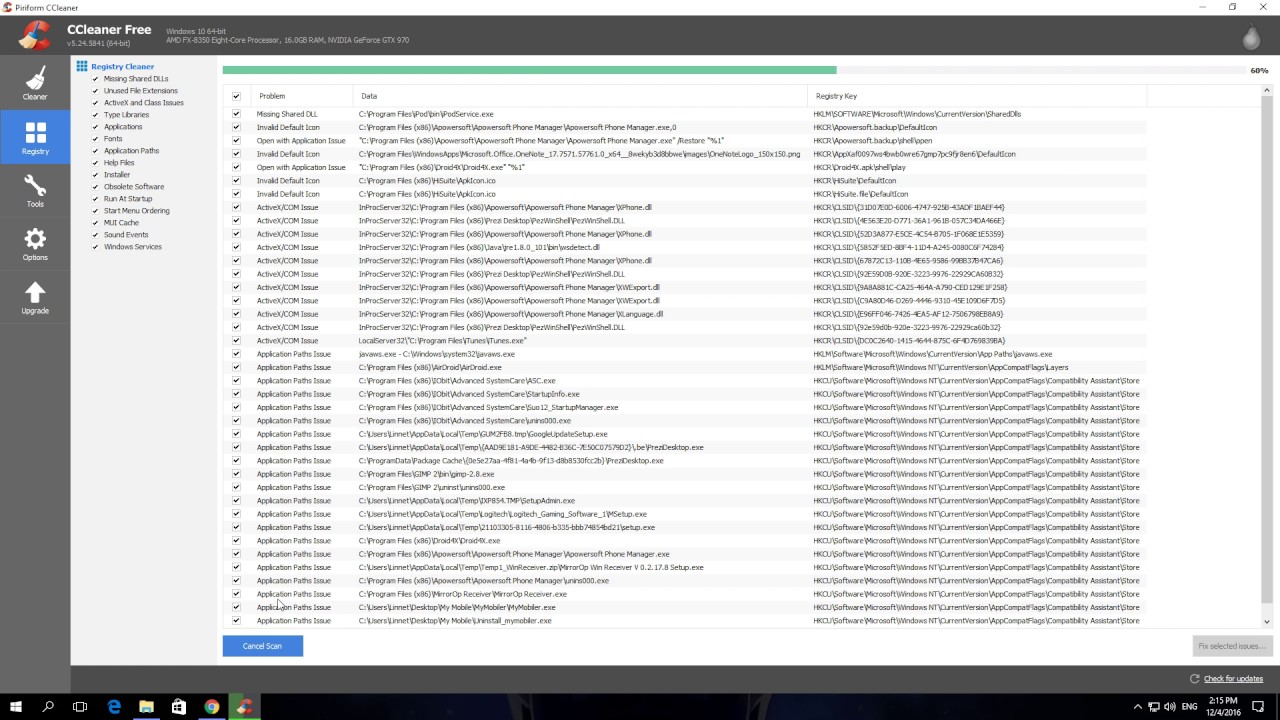How To Run Registry Cleaner in CCleaner