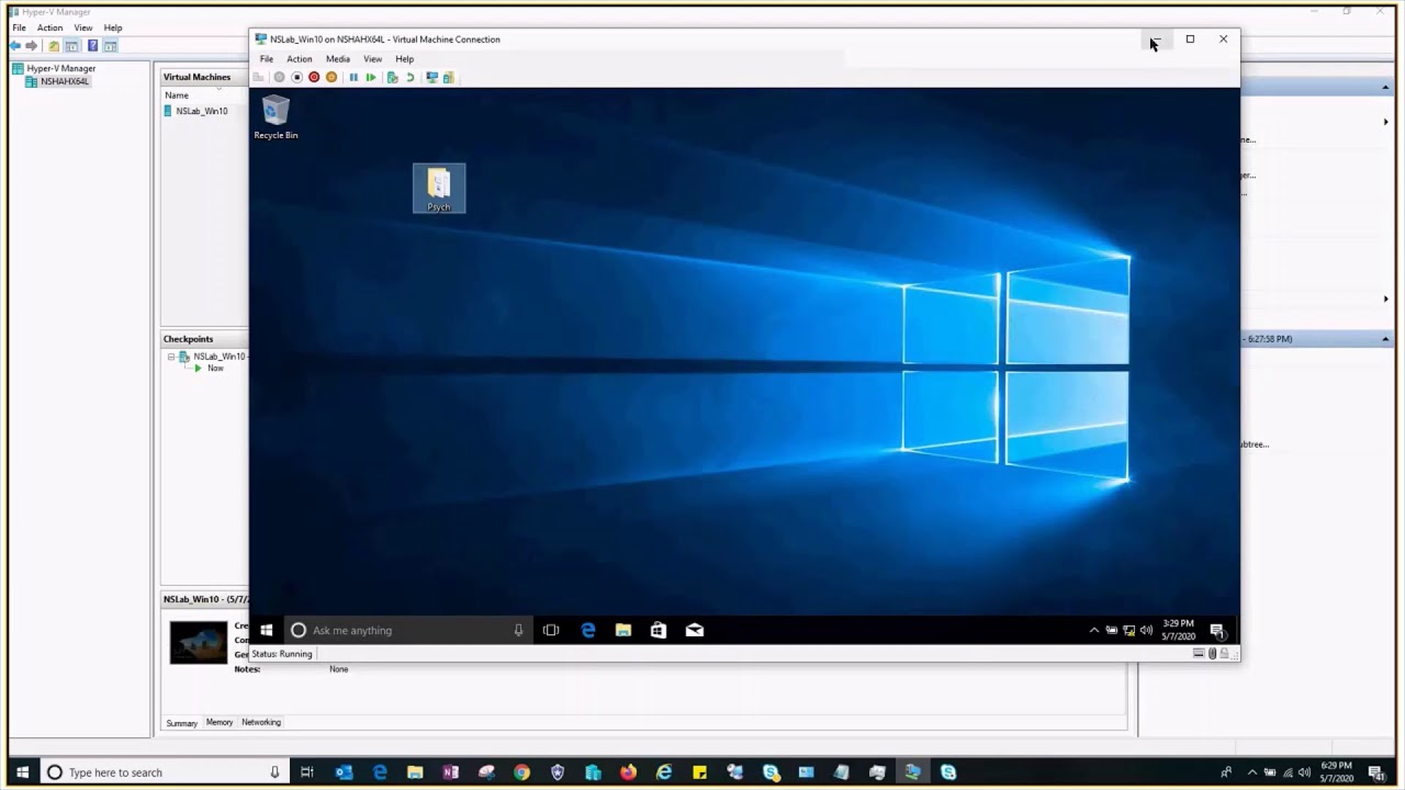 4. Restore VM Checkpoints and Migrate VM from one Hyper-V instance to another (Windows server Admin)