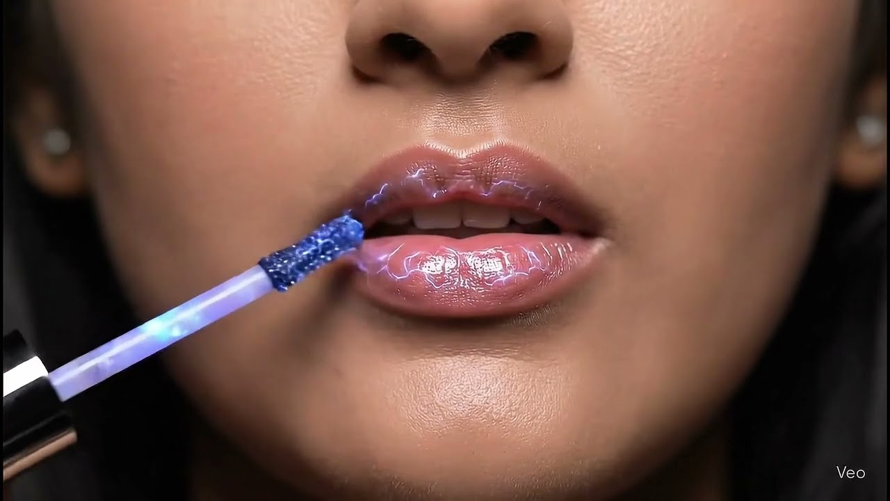 ASMR Lip Gloss Application Compilation (Holographic Glitter, Honeycomb & More) | Relaxation