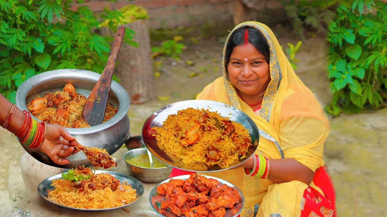 चिकन दम बिरयानी बनाने की विधि उंगलियाँ चाटते पर मजबूर कर देगा-CHICKEN BIRYANI RECIPE FOR BACHELORS