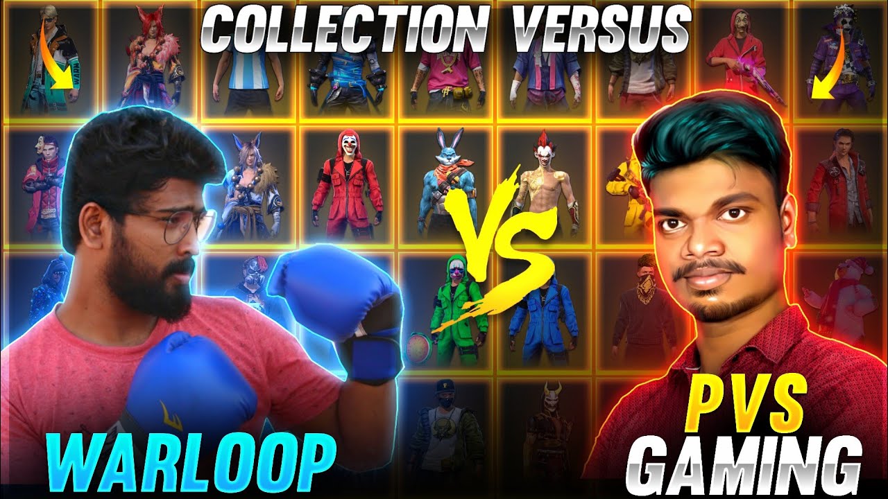 😡I won't post Collection Versus anymore😭 Warloop Vs Pvs Gaming Tamilnadu Richest Funny Collection...