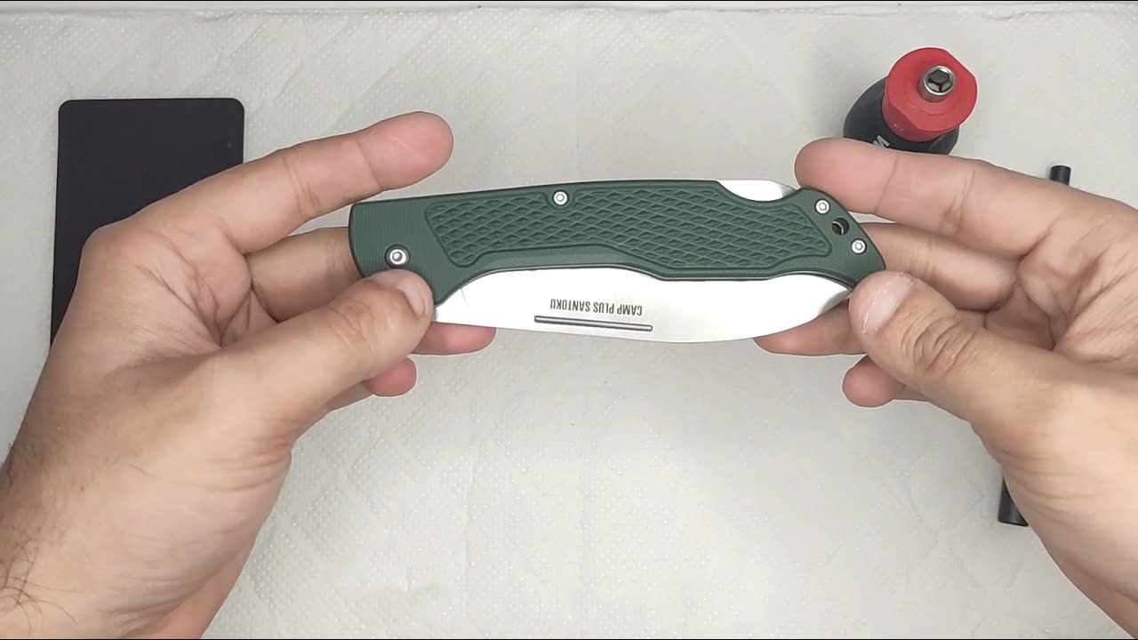 Ontario Camp Plus Santoku disassembly - розбирання/збирання, конструктив та нюанси