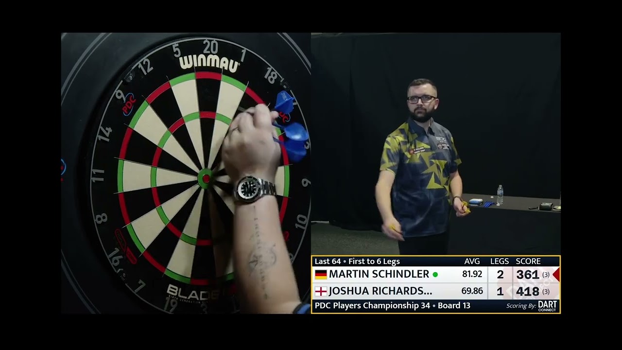 Martin Schindler vs Joshua Richardson | Players Championship 34 2025 🎯