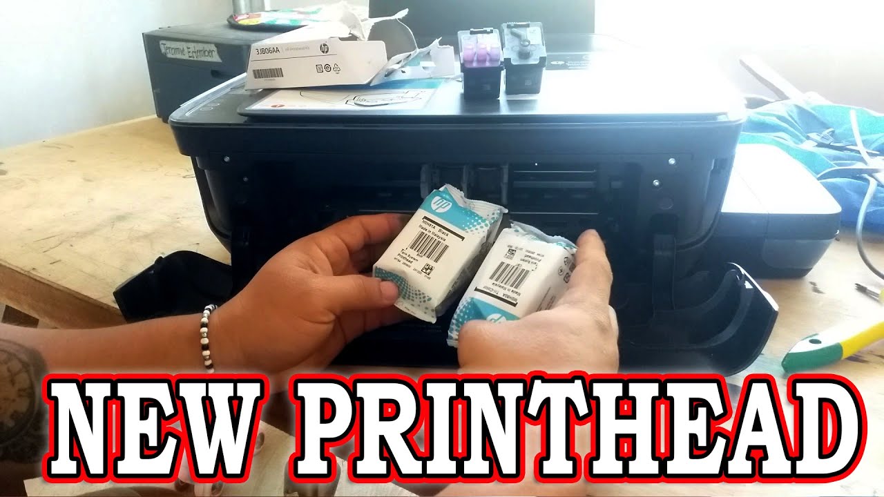 HP Ink Tank 315 - Printing Problem/Replace new printhead (Cartridge)