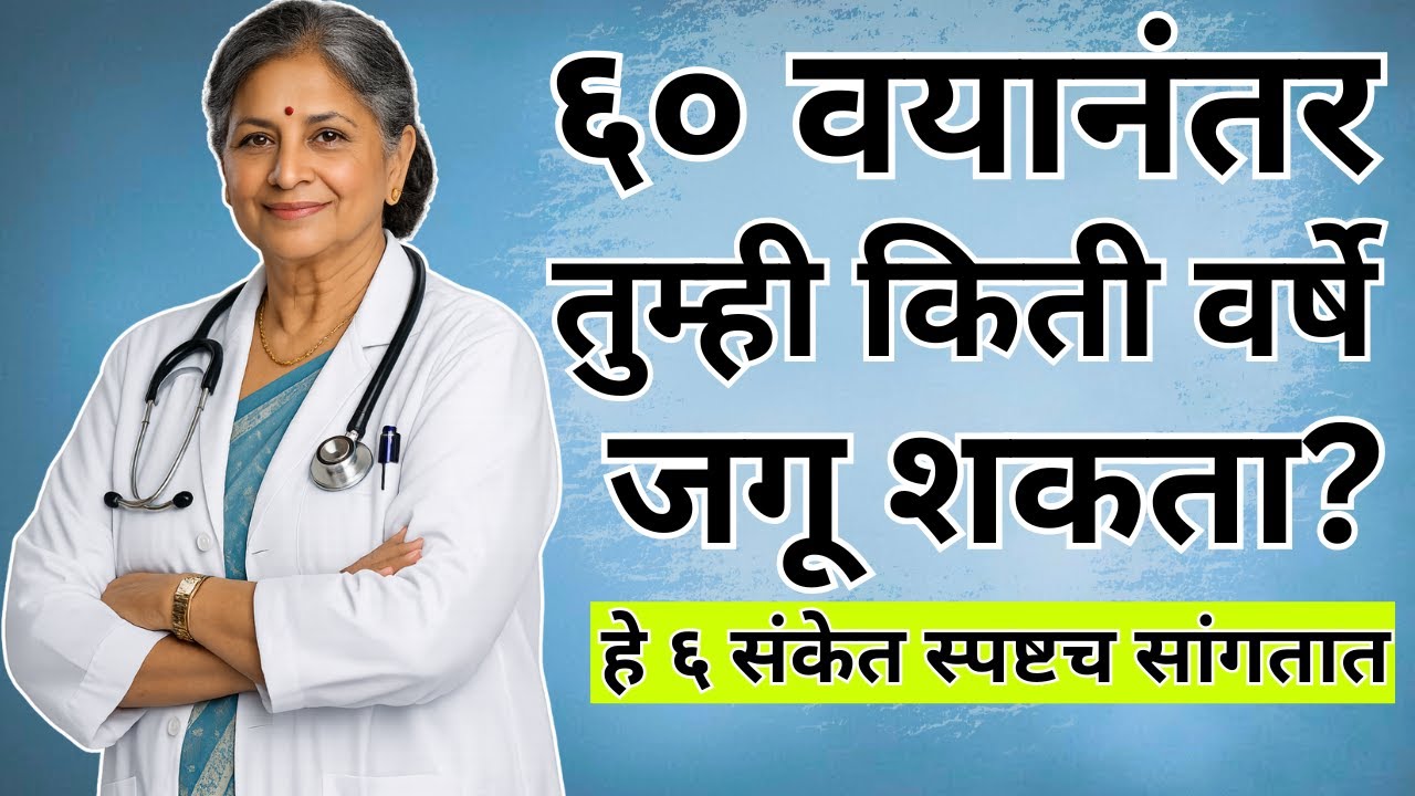 हे संकेत तुमच्या आयुर्मानाबाबत बरंच काही सांगतात | Body Signs | Healthy aging | Longevity Secrets