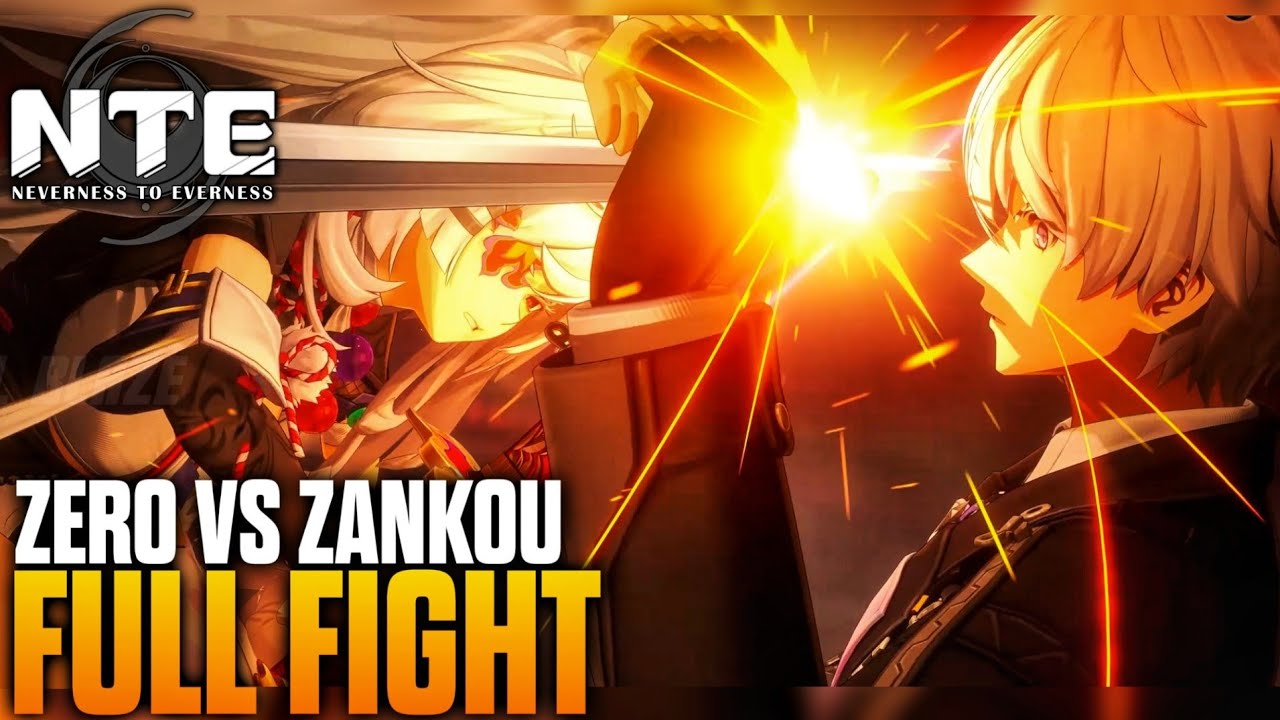 ZERO (MC) ПРОТИВ ZANKOU - ПОЛНАЯ СЦЕНА БОЯ NEVERNESS TO EVERNESS (NTE) (4K/60FPS)