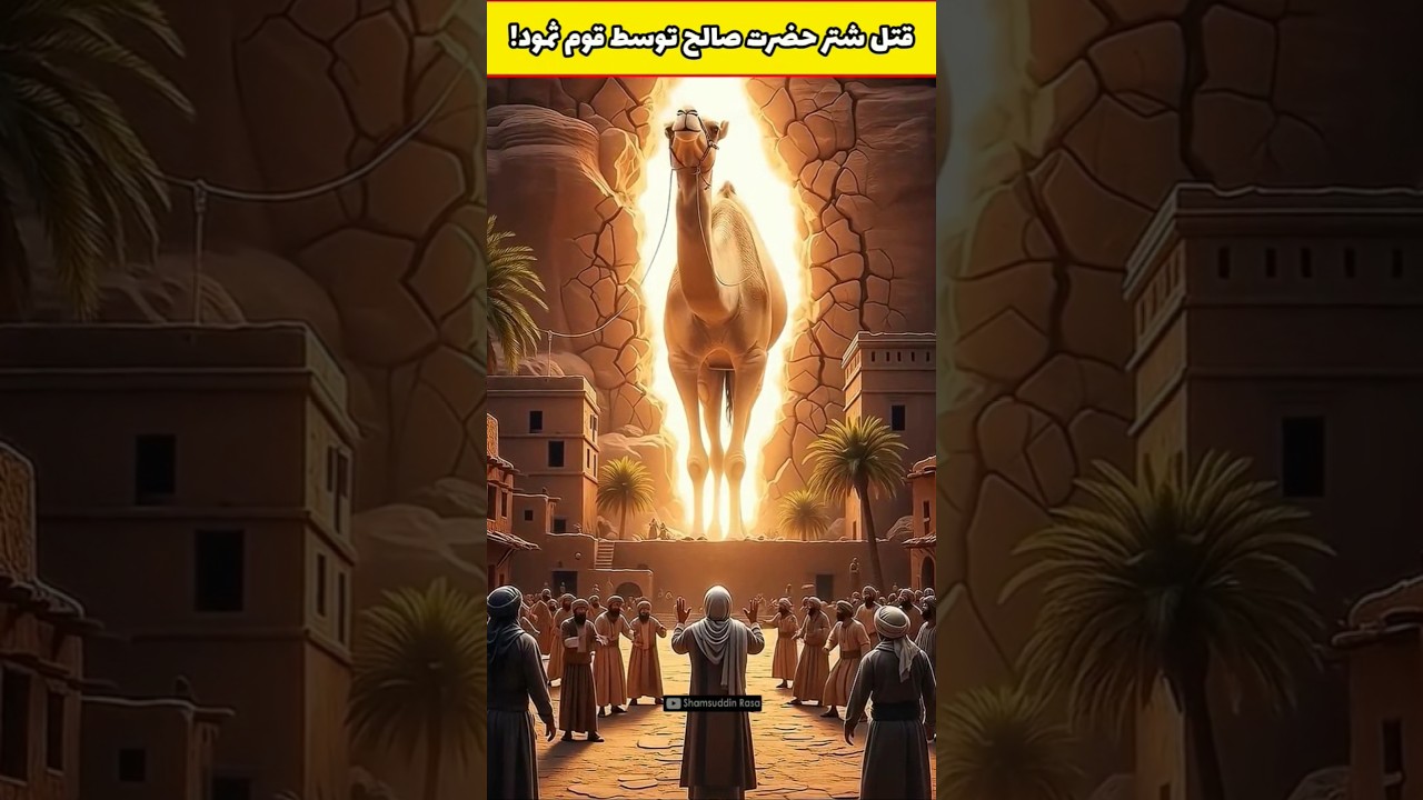 قتل شتر حضرت صالح توسط قوم ثمود? #اسلامی #شتر #خلقت #حضرت_صالح #shorts #reels #explorepage