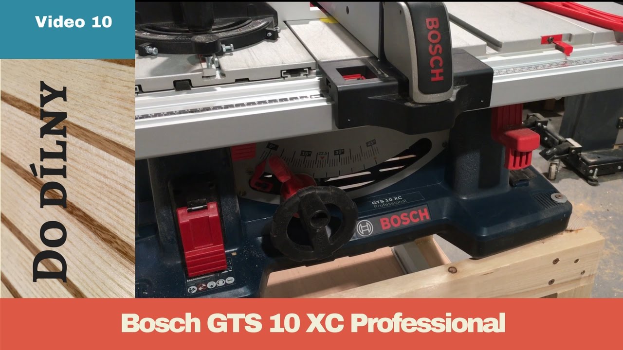 BOSCH GTS 10 XC PROFESSIONAL TEST / ukázka