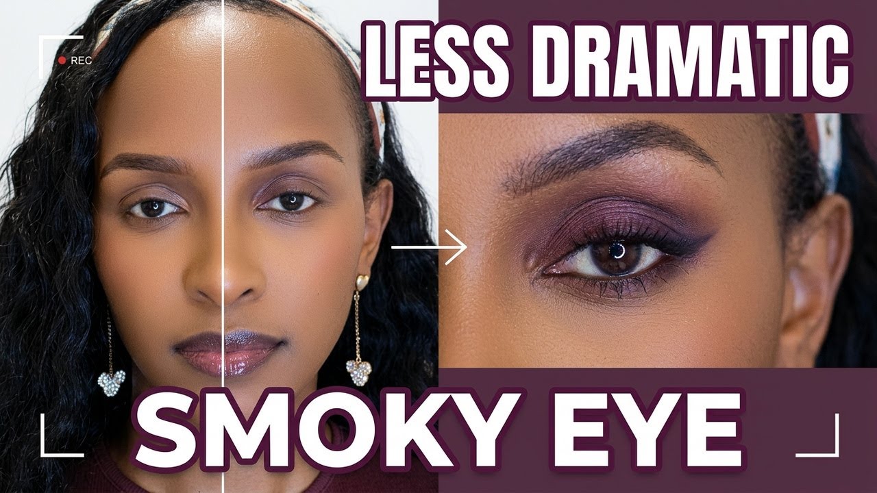 Smoky Eye Makeup Tutorial | Less Dramatic Eye Shading Technique