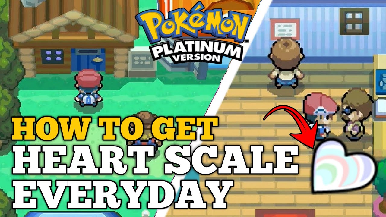 How to get HEART SCALE Everyday in Pokemon Platinum