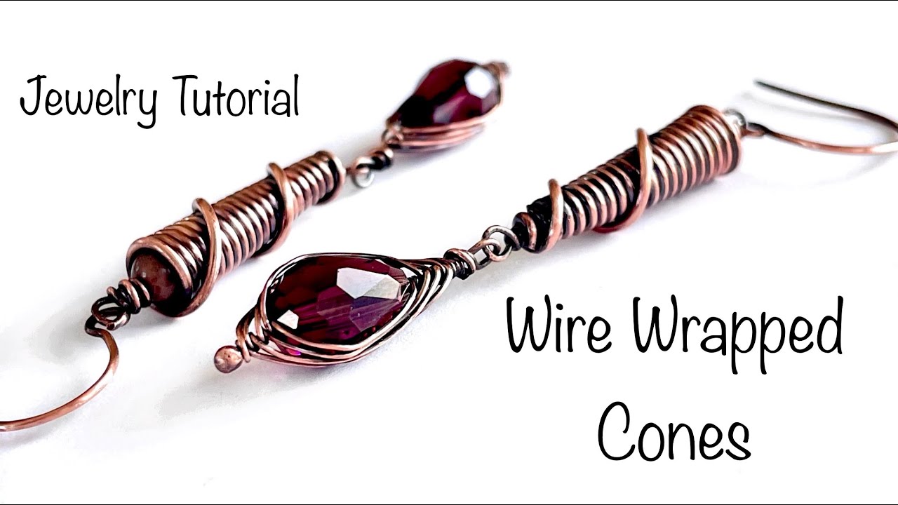 Jewelry Tutorial: Wire Wrapped Cone Component