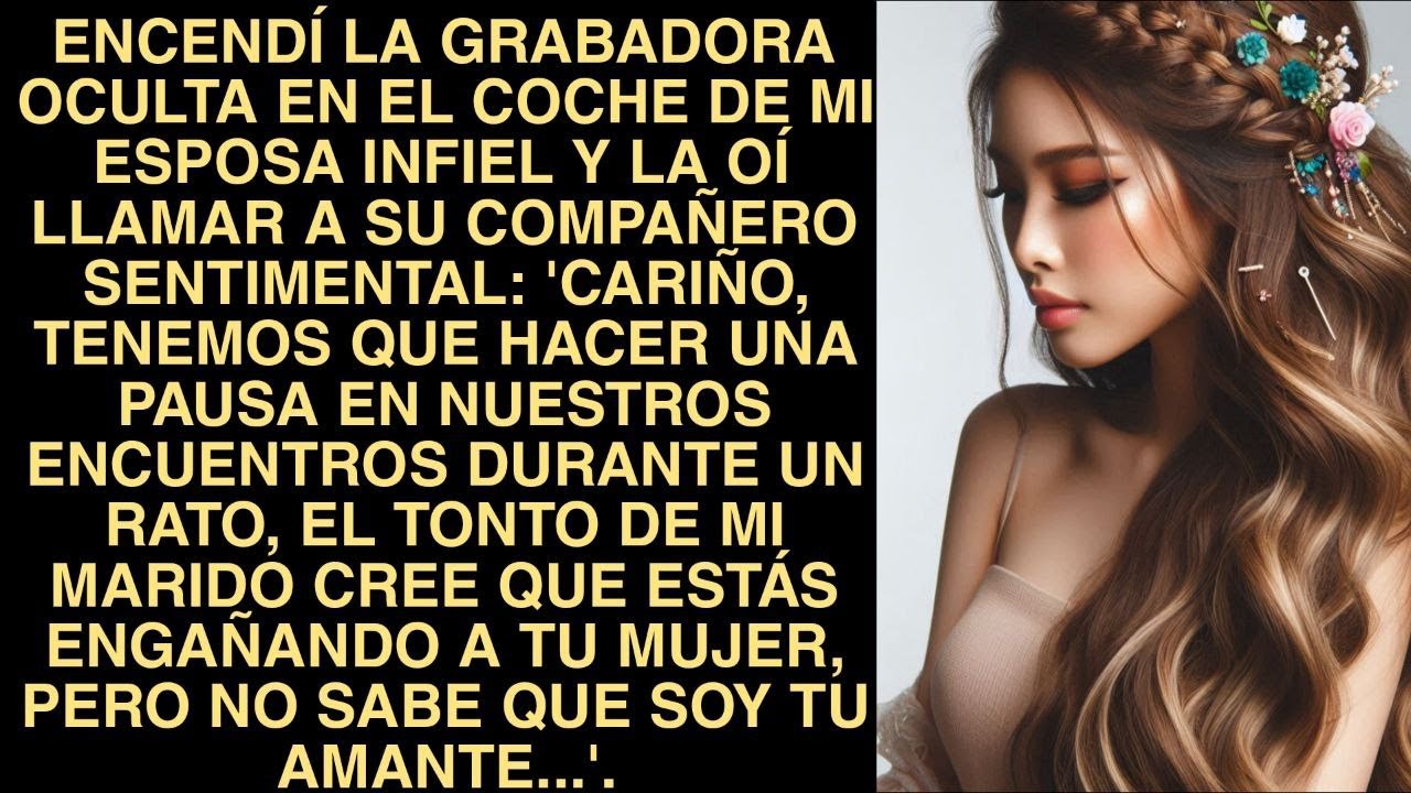 Encendí La Grabadora Oculta En El Coche De Mi Esposa Infiel Y La Oí Llamar A Su Compañero