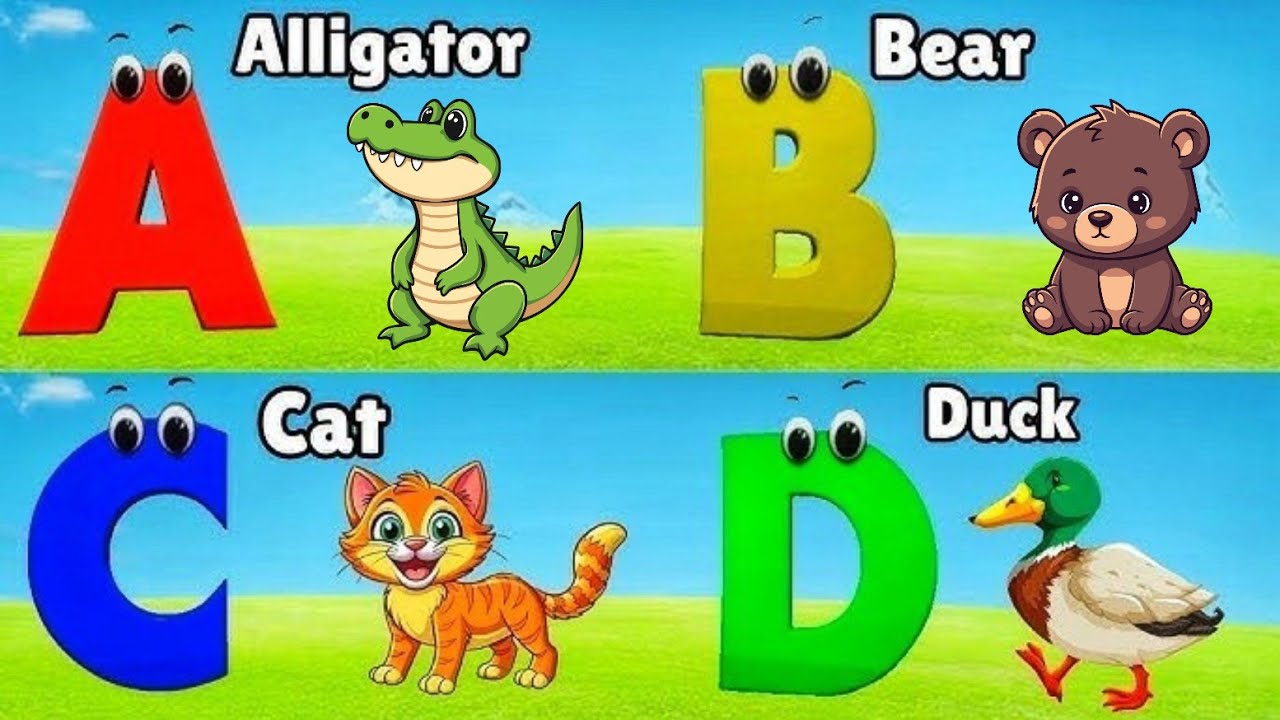 Alphabet Animals Song | Learn the ABC Alphabet Animals Song for Kids | ABC Alphabet Phonics Song 