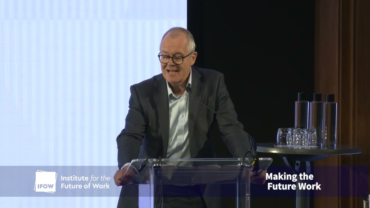 Making the Future Work - Keynote Address from Lord Patrick Vallance