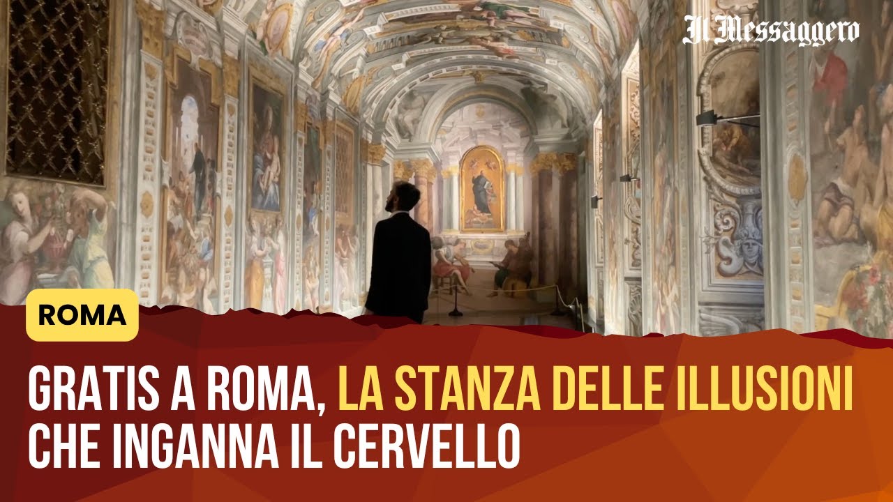 Gratis a Roma, la stanza delle illusioni che inganna il cervello