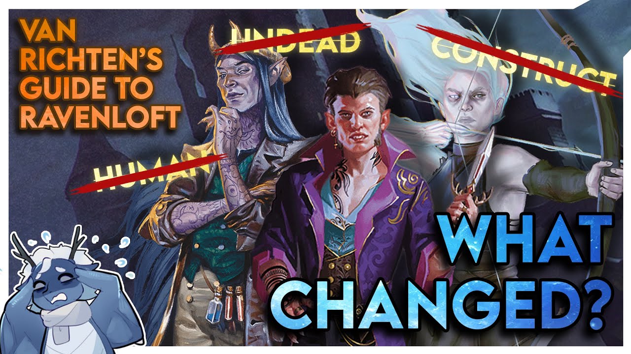 EVERY CHANGE to Dhampir, Hexblood & Reborn in Van Richten's Guide to Ravenloft!