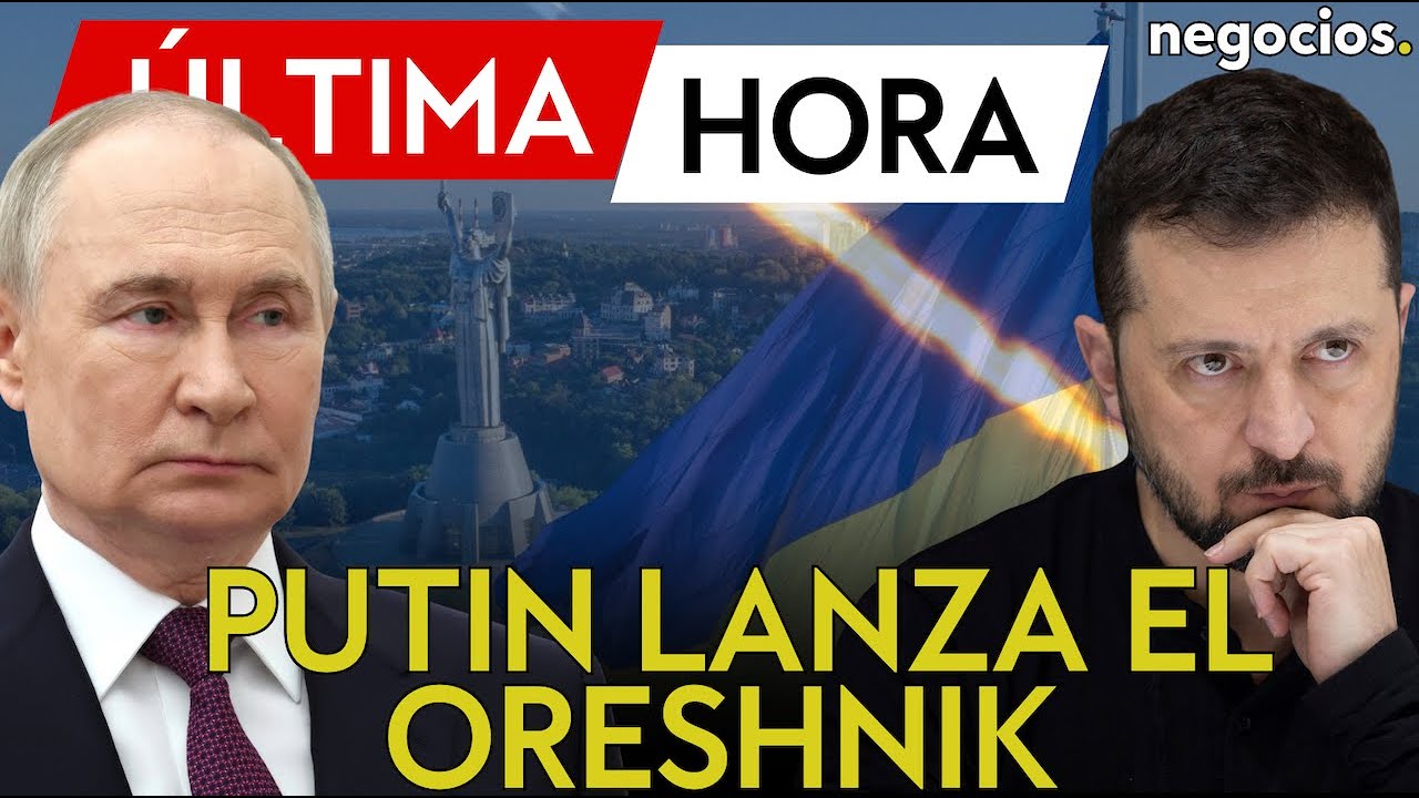 &Uacute;LTIMA HORA: Putin ataca Ucrania con Oreshnik aprovechando el caos global. Alerta de un ataque total