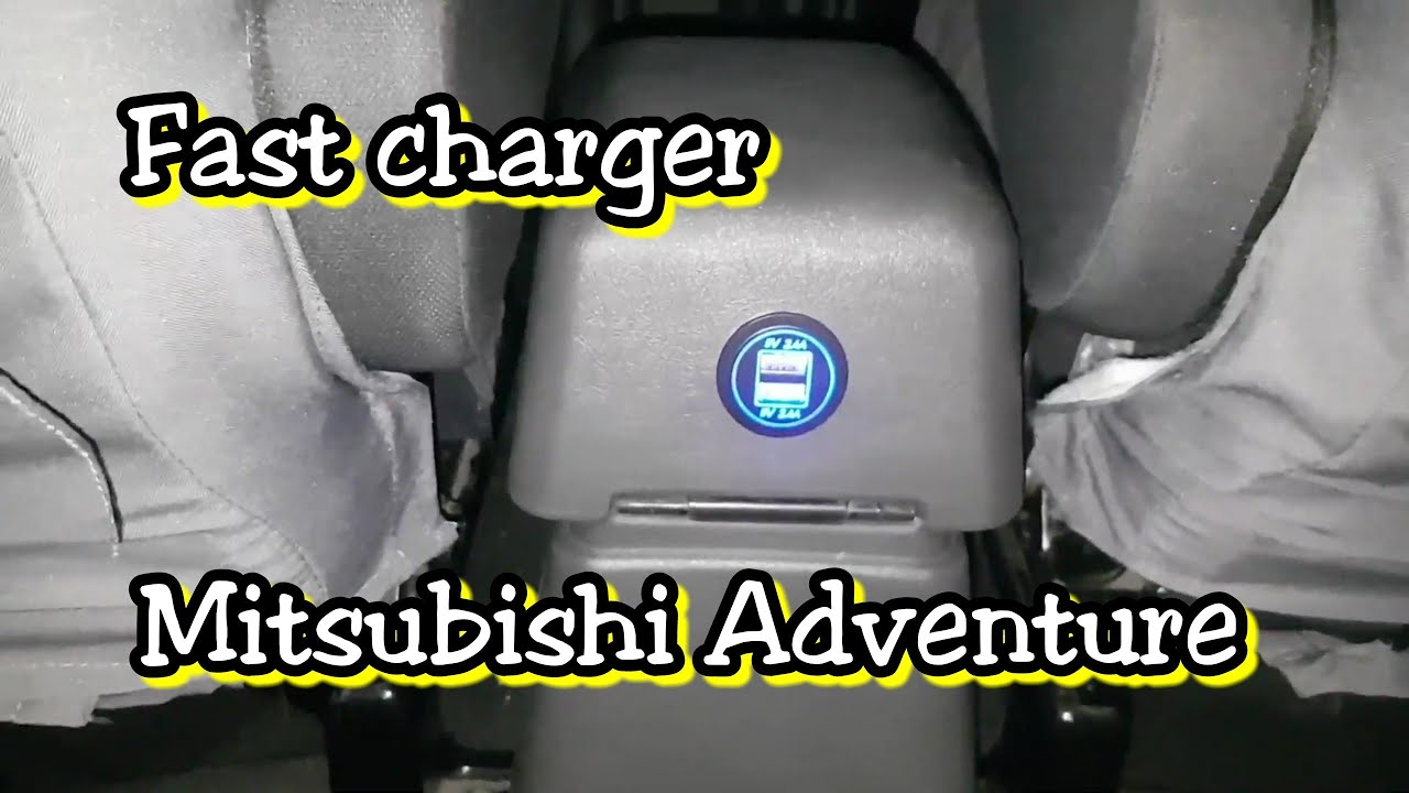 How to install fast USB charger on Mitsubishi Adventure