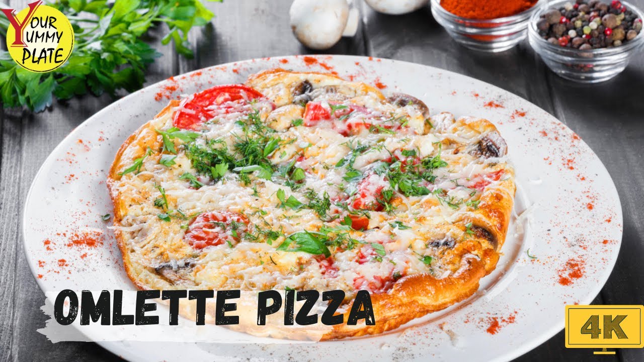 How to make omlette pizza | simple & delicious |