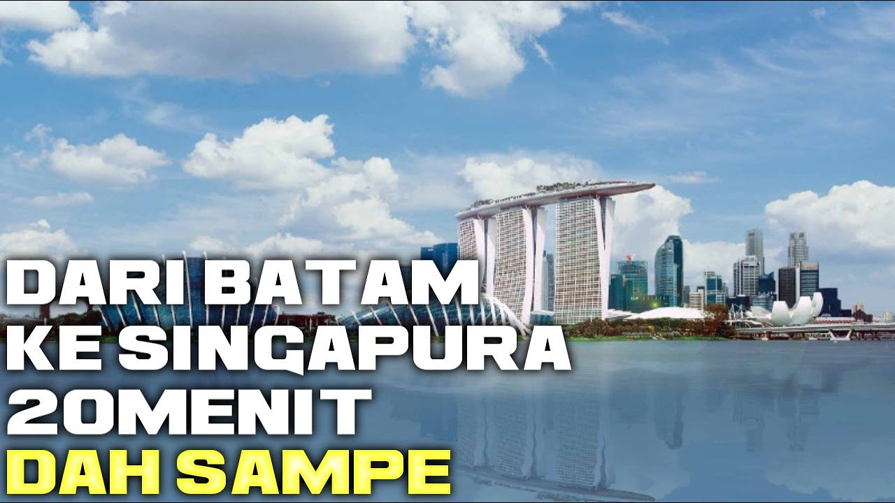 NAIK KAPAL FERY DARI BATAM KE SINGAPURA INI SARAT TERBARUNYA