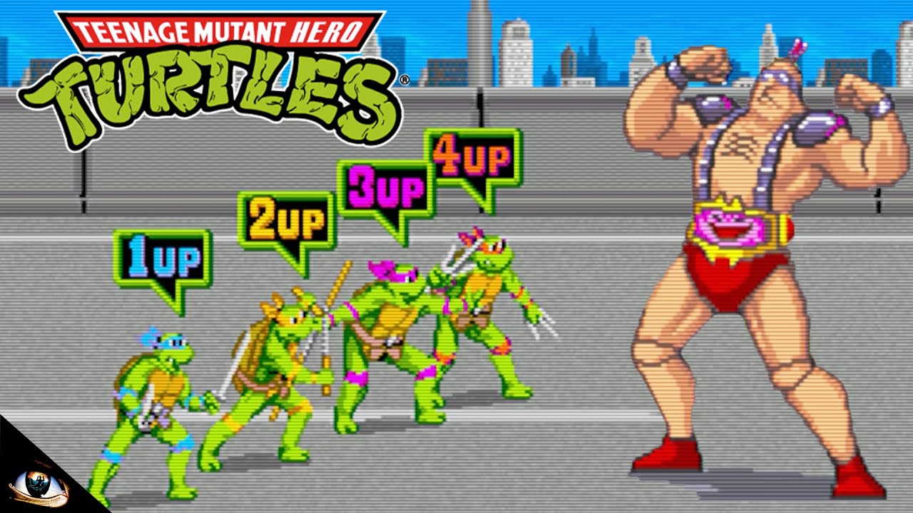 Teenage Mutant Ninja Turtles  [ Arcade 1989 ] - 4 player Synchronized Longplay/Playthrough