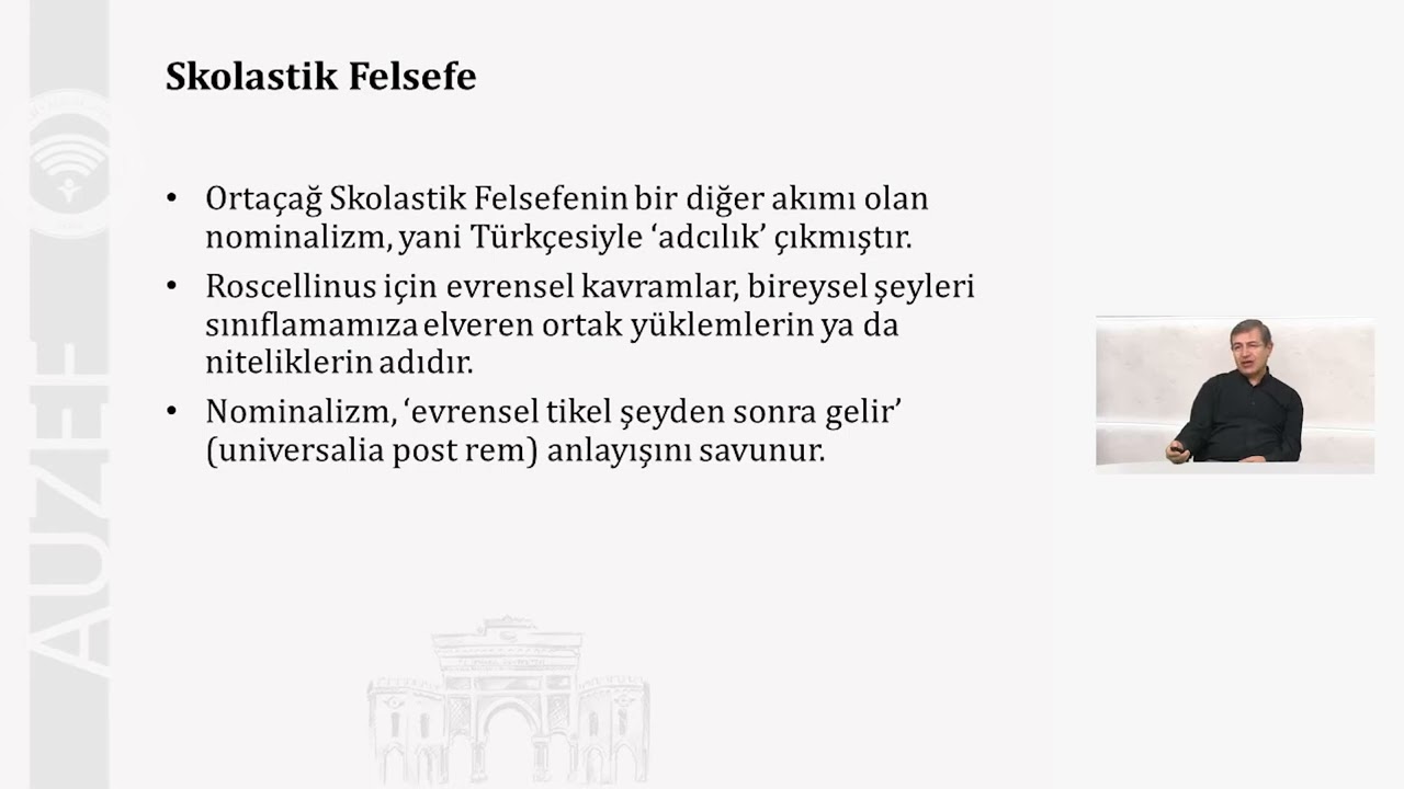 1. Sınıf Bahar- BILGI FELSEFESI 8 PROF DR ENVER ORMAN