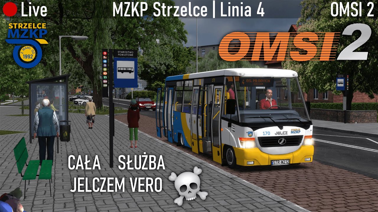 [🔴LIVE] OMSI 2 | MZKP Strzelce | Linia 4 | 