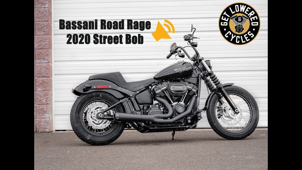 Bassani Road Rage Sound Clip 2020 Harley Street Bob