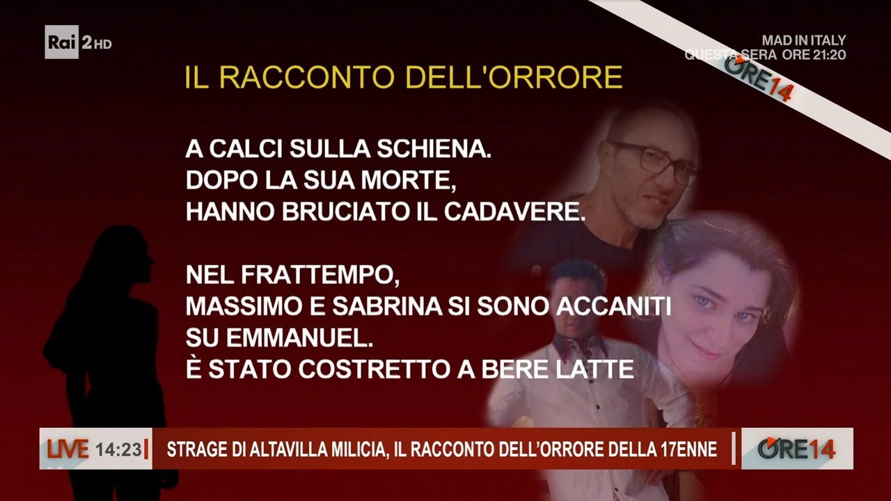 Altavilla Milicia, il racconto dell'orrore della 17enne - Ore 14 del 19/02/2024