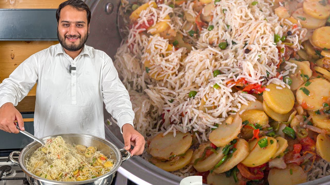 Masala Aloo Matar Pulao - Aloo Matar Pulao New Style