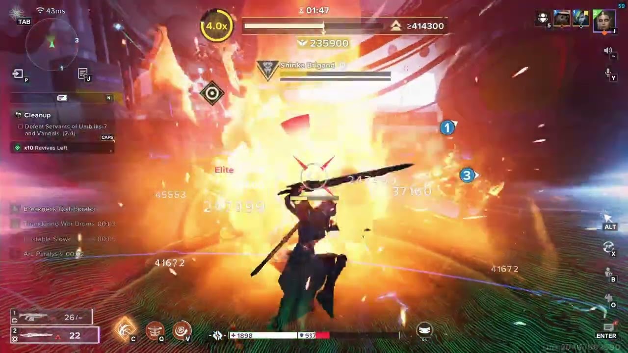 Calamity Ops The Pit 416800 - Master I (Finnala/Jaren/Helhest) | Destiny Rising [Season 2, Cycle 10]