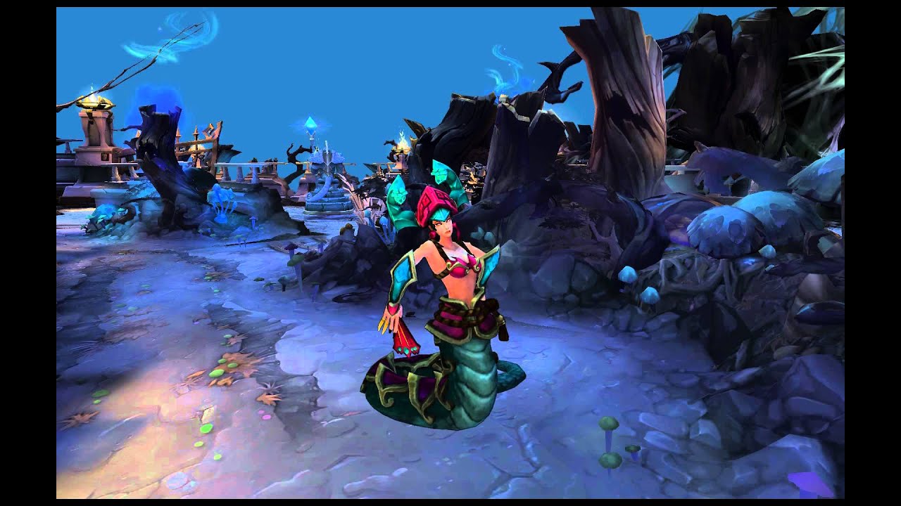 League of Legends - Jade Fang Cassiopeia (Recall Animation)