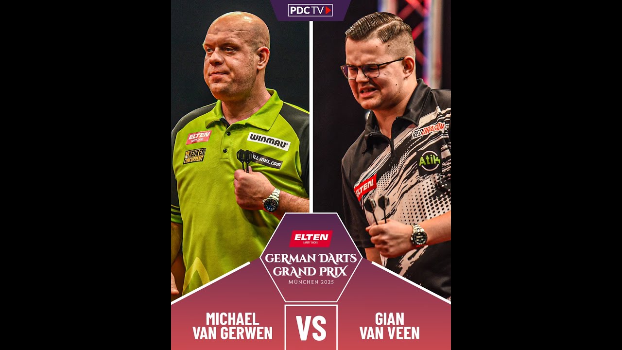 PDC German Darts Grand Prix 2025 Final Michael van Gerwen v Gian van Veen 2025 04 21 HUN
