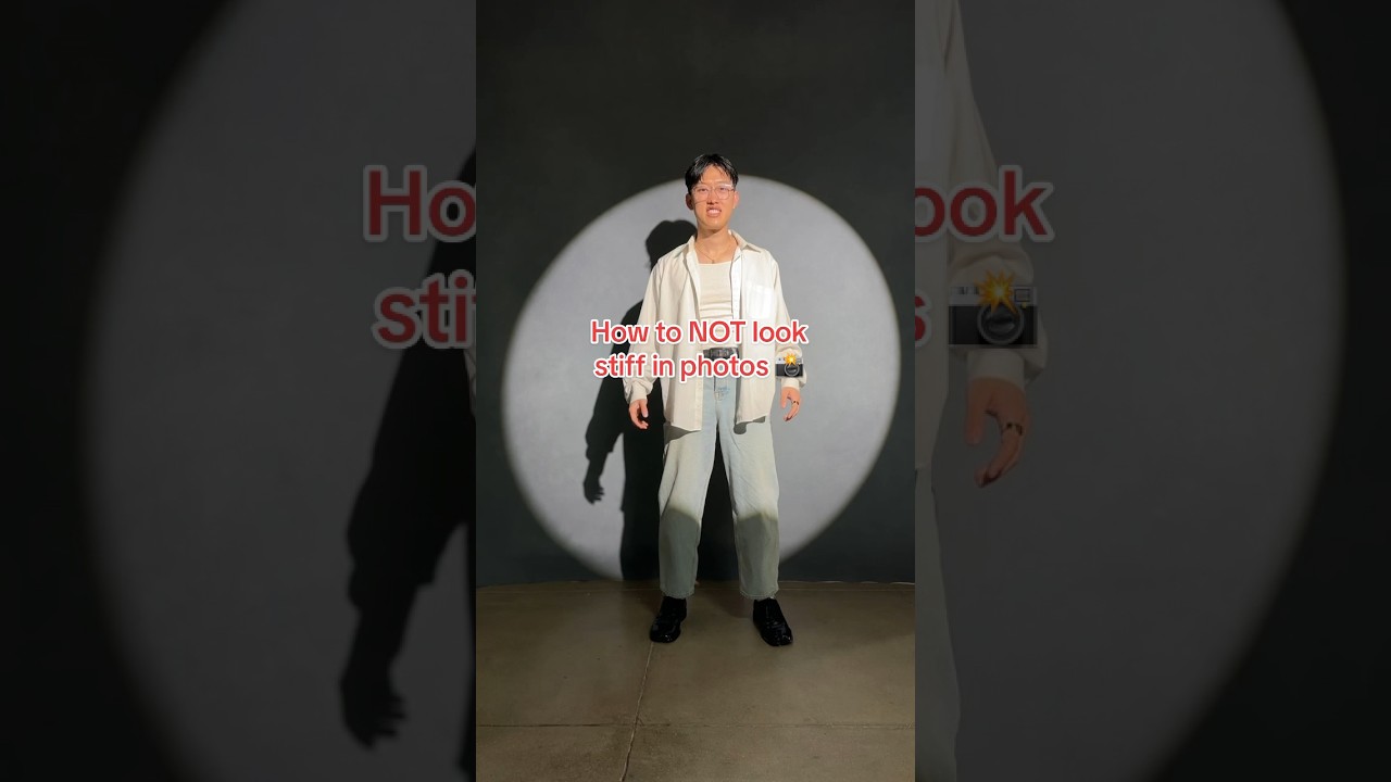 how to not look stiff in photos 