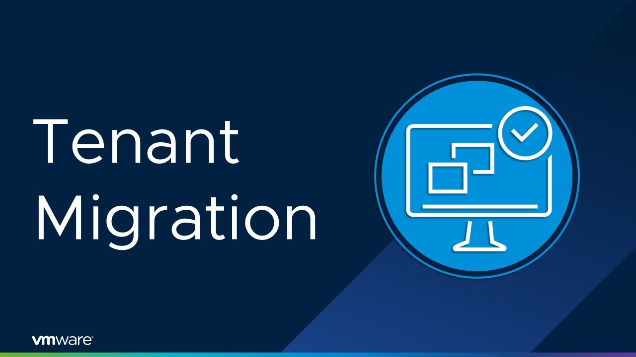 vRealize 8.x – Tenant Migration