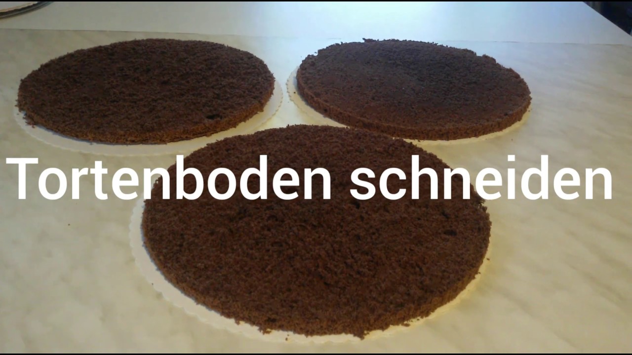 Tortenboden schneiden