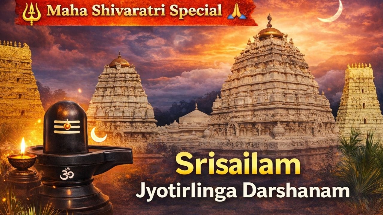 🔱 శివరాత్రి 🙏Special 👉 శ్రీశైలం జ్యోతిర్లింగ దర్శనం #srisailam #mallikarjunaswamy #temple #shivoham