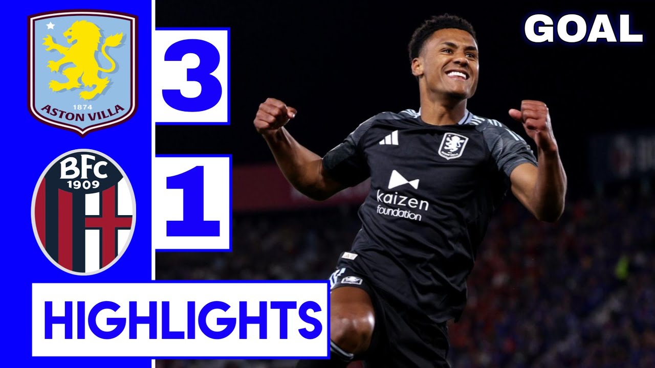Aston Villa vs Bologna 3-1 Highlights & All Goals &bull;UEFA Europa League 2026