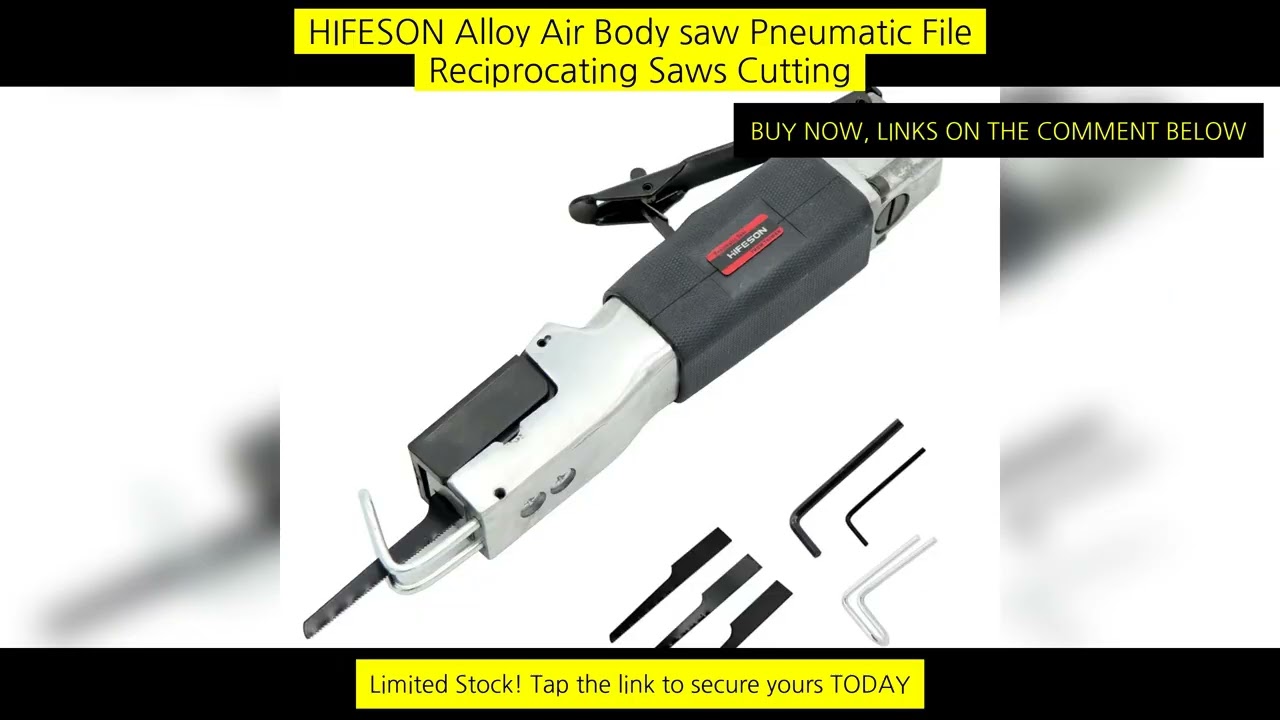 Hifeson Alloy Air Body Saw Pneumatic File Reciprocating Saws Cutting Tool