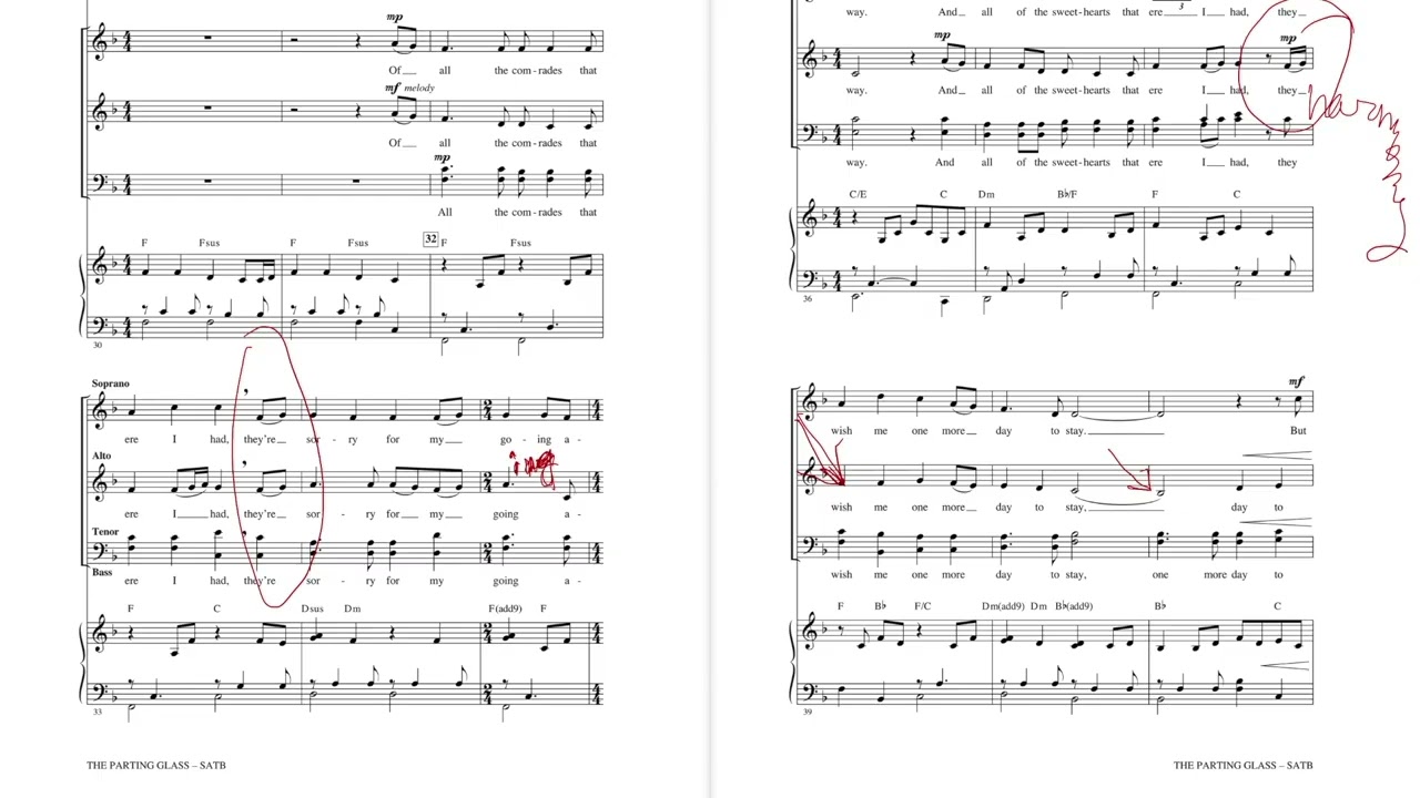 SVCC Alto Practice  ~ The Parting Glass