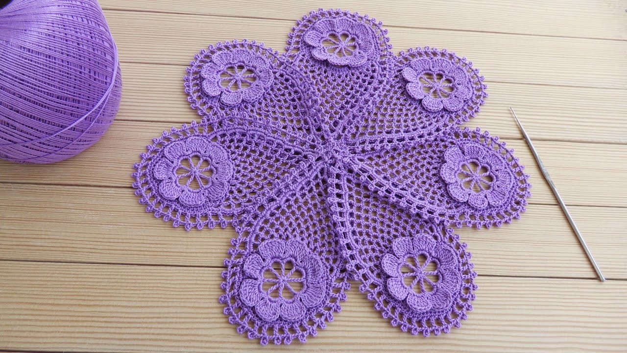 Очень просто, многообразно и красиво!!! ВЯЗАНИЕ КРЮЧКОМ цветочные мотивы EASY Flower Pattern Crochet
