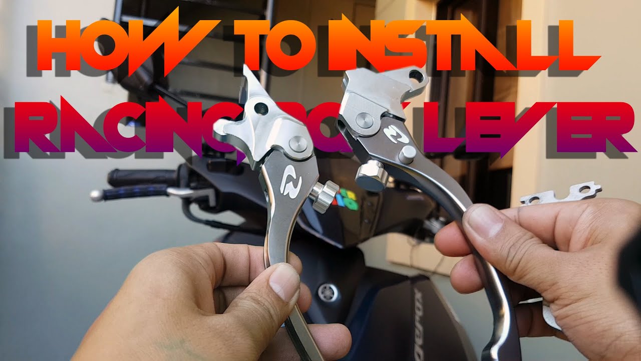How to install Aerox Brake Lever | Racing Boy Lever | Aerox 155